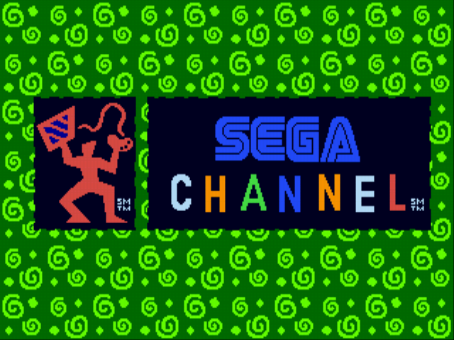 Sega Channel Demo Cartridge 4 Title Screen
